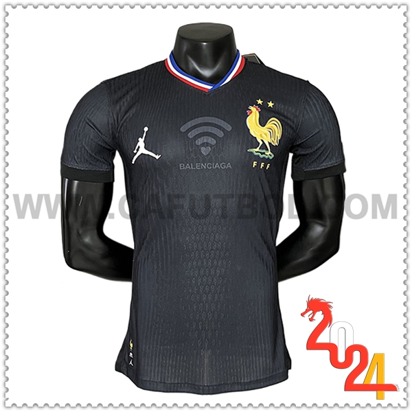 Camiseta Equipo Francia Negro Edicion especial 2024 2025