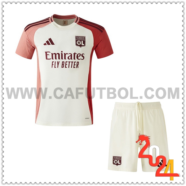 Tercero Equipacion del Lyon OL + Pantalones Cortos 2024 2025