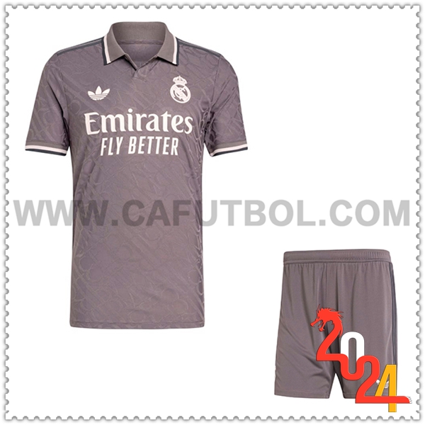 Tercero Equipacion del Real Madrid + Pantalones Cortos 2024 2025