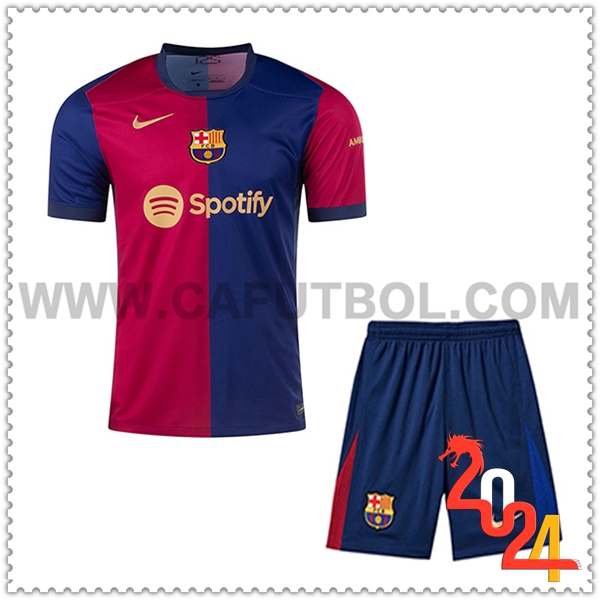 Primera Equipacion del FC Barcelona + Pantalones Cortos 2024 2025