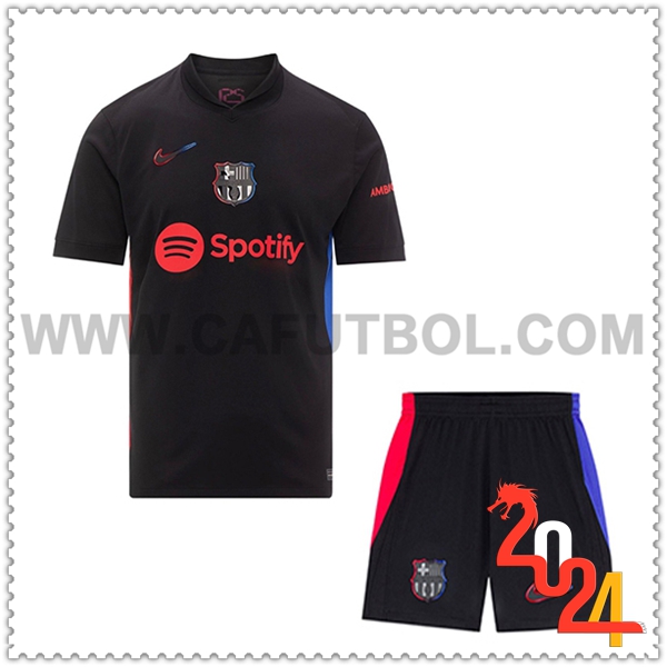 Segunda Equipacion del FC Barcelona + Pantalones Cortos 2024 2025