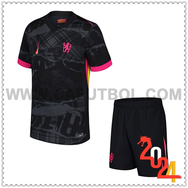 Tercero Equipacion del FC Chelsea + Pantalones Cortos 2024 2025