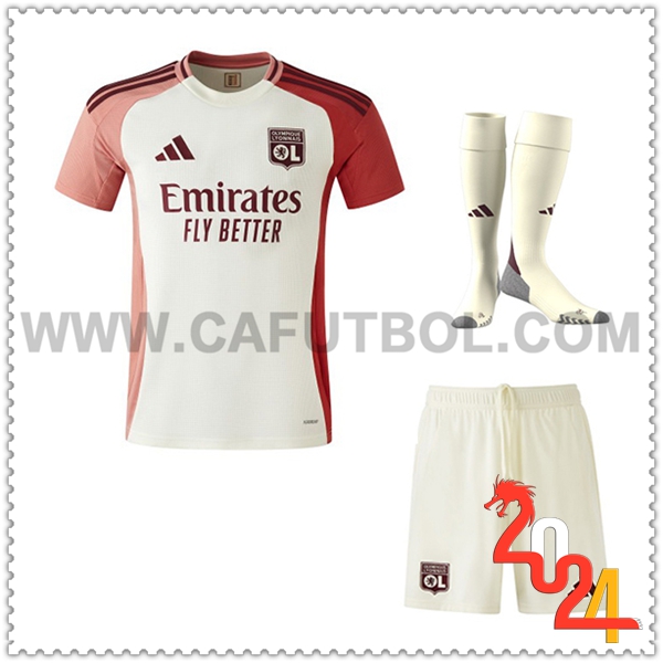 Tercero Equipacion del Lyon OL (Pantalones + Calcetines) 2024 2025