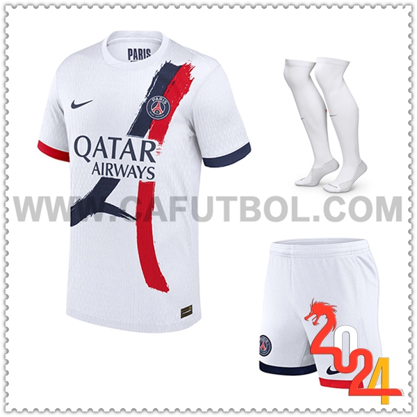 Segunda Equipacion del PSG (Pantalones + Calcetines) 2024 2025