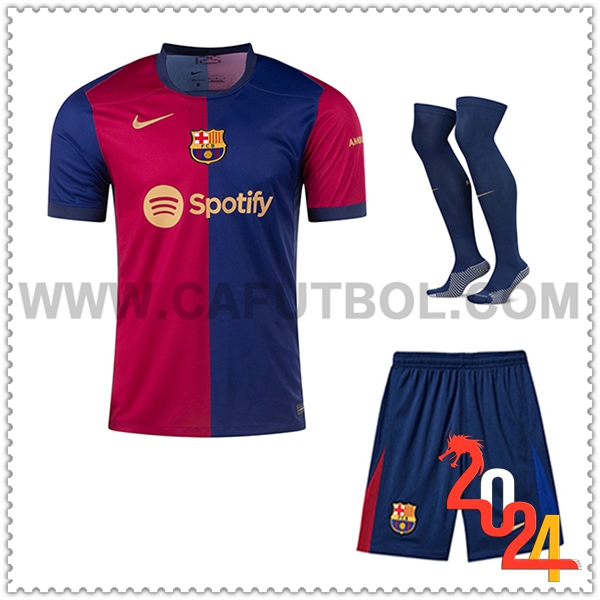 Primera Equipacion del FC Barcelona (Pantalones + Calcetines) 2024 2025