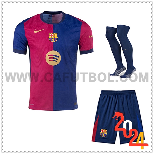 Primera Equipacion del FC Barcelona (Pantalones + Calcetines) 2024 2025