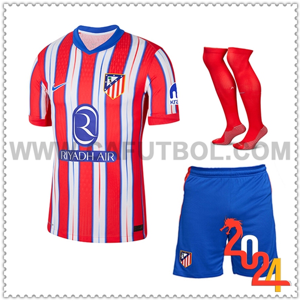 Primera Equipacion del Atletico Madrid (Pantalones + Calcetines) 2024 2025