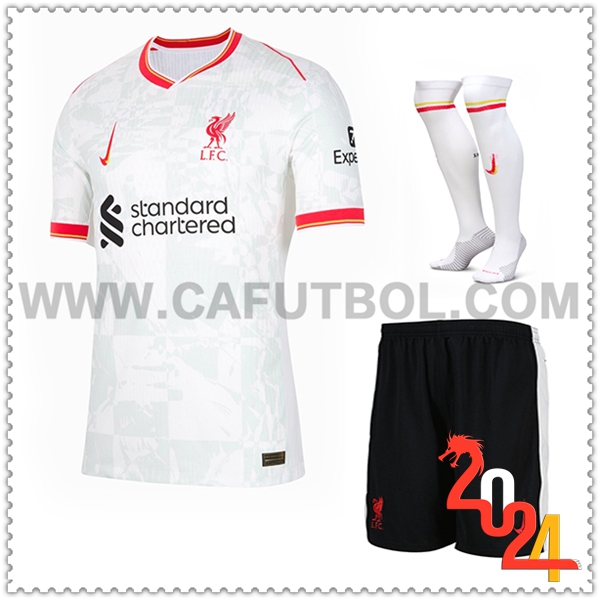 Tercero Equipacion del FC Liverpool (Pantalones + Calcetines) 2024 2025