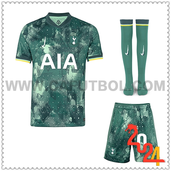 Tercero Equipacion del Tottenham Hotspur (Pantalones + Calcetines) 2024 2025