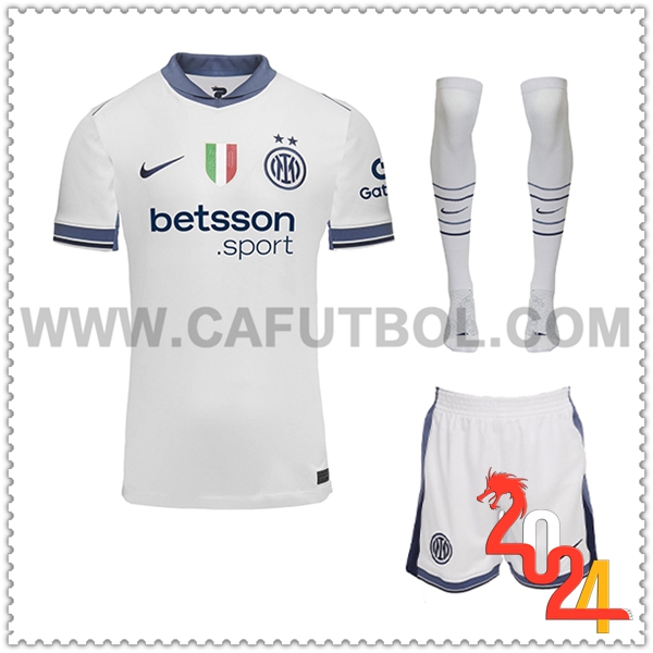 Segunda Equipacion del Inter Milan (Pantalones + Calcetines) 2024 2025