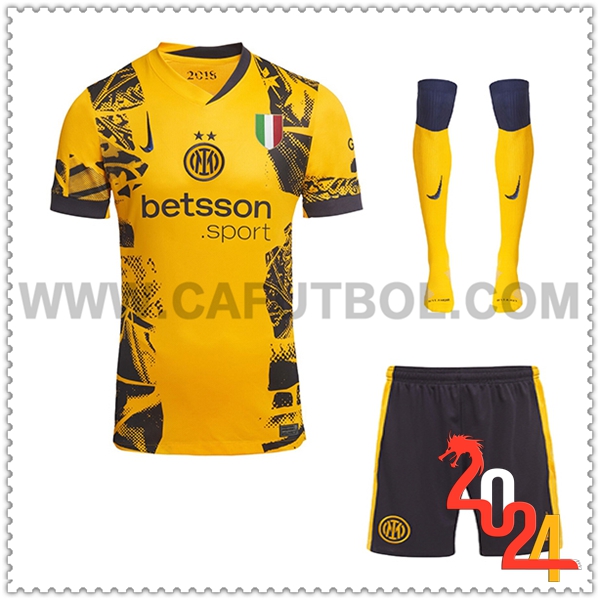 Tercero Equipacion del Inter Milan (Pantalones + Calcetines) 2024 2025