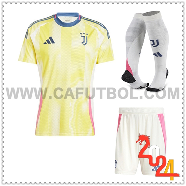 Segunda Equipacion del Juventus (Pantalones + Calcetines) 2024 2025