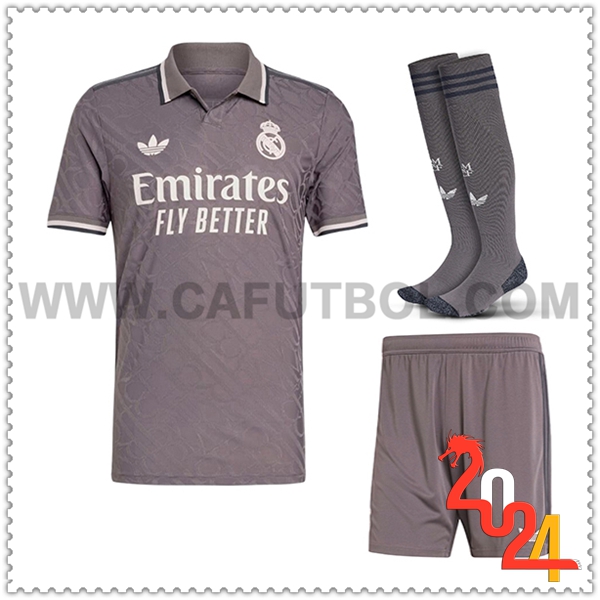 Tercero Equipacion del Real Madrid (Pantalones + Calcetines) 2024 2025