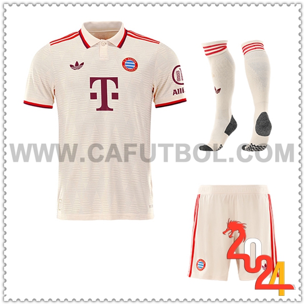 Equipacion del Bayern Munich Liga de Campeones (Pantalones + Calcetines) 2024 2025