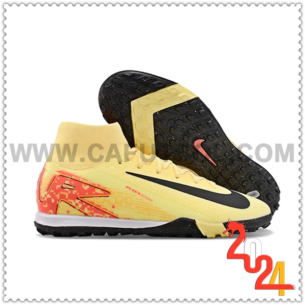 Nike Botas De Fútbol Air Zoom Mercurial Superfly X Elite TF Amarillo/Negro