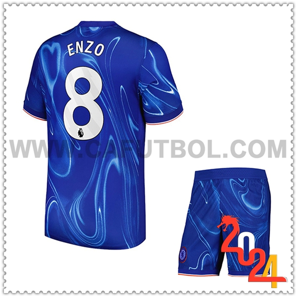 Primera Equipacion del FC Chelsea ENZO #8 Ninos 2024 2025