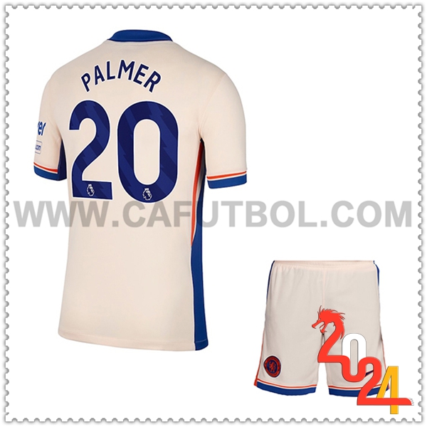 Segunda Equipacion del FC Chelsea PALMER #20 Ninos 2024 2025