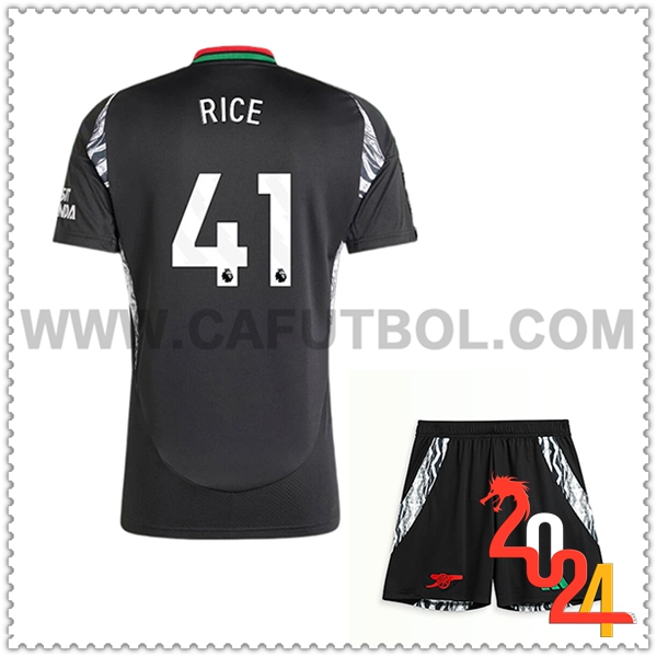 Segunda Equipacion del Arsenal RICE #41 Ninos 2024 2025