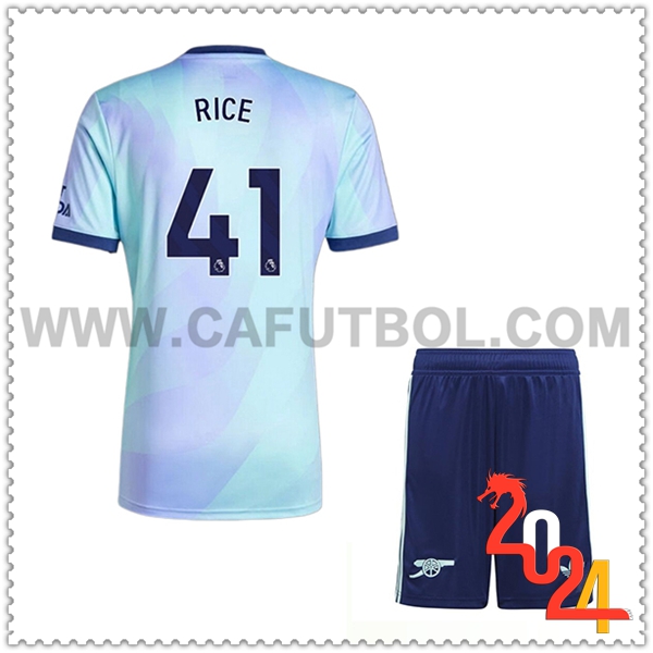 Tercero Equipacion del Arsenal RICE #41 Ninos 2024 2025