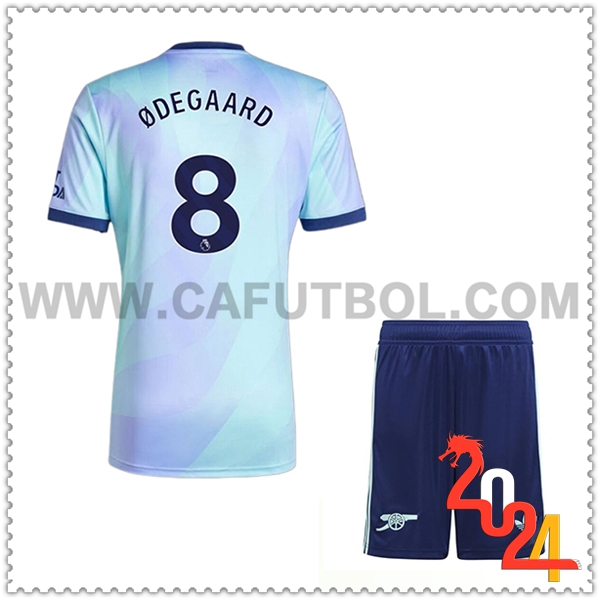 Tercero Equipacion del Arsenal ØDEGAARD #8 Ninos 2024 2025