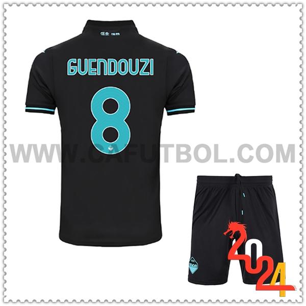 Tercero Equipacion del SS Lazio GUENDOUZI #8 Ninos 2024 2025