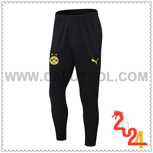 Pantalones Entrenamiento Dortmund Negro/Amarillo 2024 2025 -03