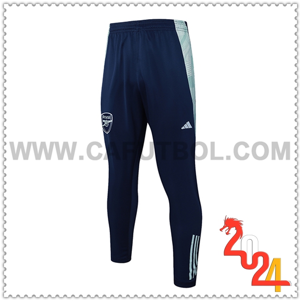 Pantalones Entrenamiento Arsenal Azul/Verde 2024 2025