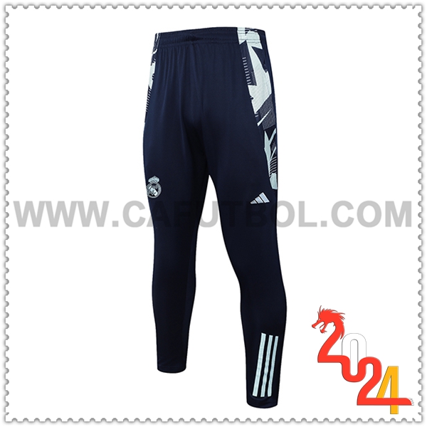 Pantalones Entrenamiento Real Madrid Azul/Verde 2024 2025