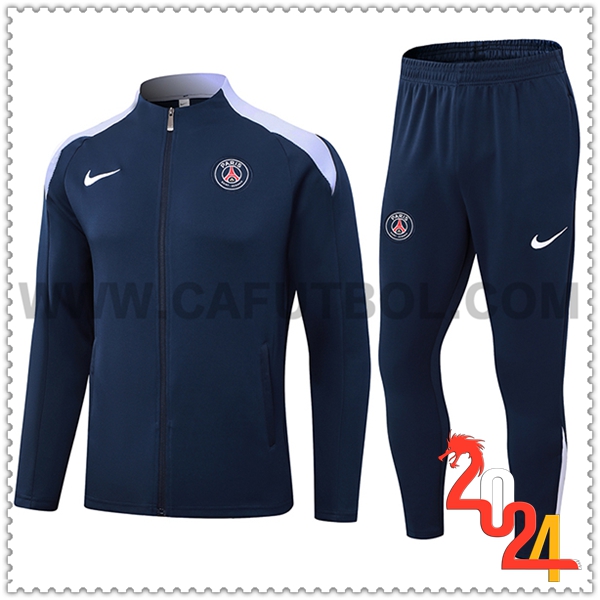 Chandal Chaquetas Futbol PSG azul real 2024 2025