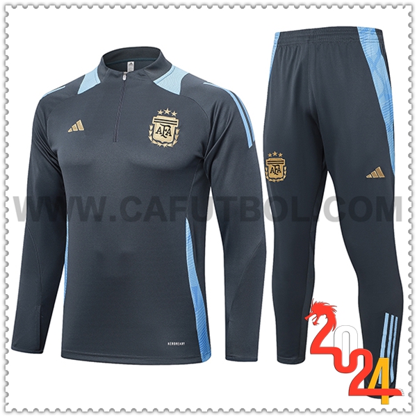 Chandal Futbol Argentina Gris/Azul 2024 2025