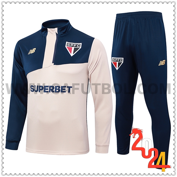 Chandal Futbol Sao Paulo FC Amarillo/Azul 2024 2025