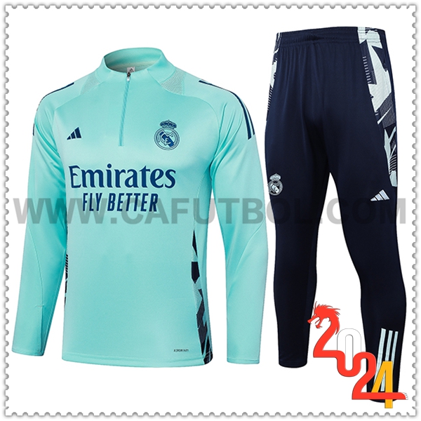 Chandal Futbol Real Madrid Verde/Azul 2024 2025