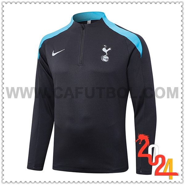 Sudadera Entrenamiento Tottenham Hotspur Gris Oscuro 2024 2025