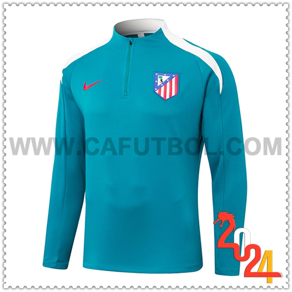 Sudadera Entrenamiento Atletico Madrid Azul/Blanco 2024 2025