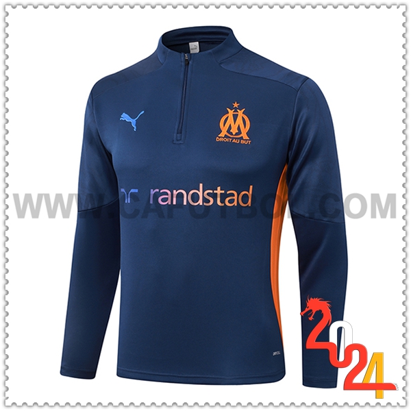 Sudadera Entrenamiento Marsella azul real 2024 2025