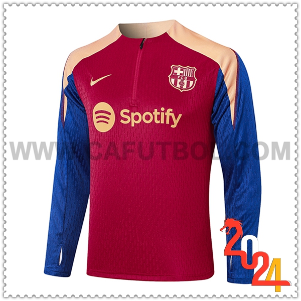 Sudadera Entrenamiento FC Barcelona Rojo/Amarillo/Azul 2024 2025