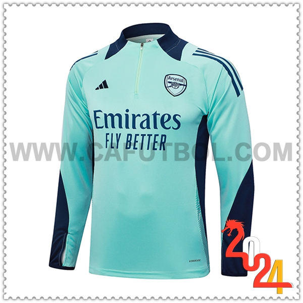 Sudadera Entrenamiento Arsenal Verde/Azul 2024 2025 -03