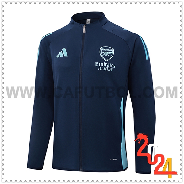 Chaquetas Futbol Arsenal azul real 2024 2025