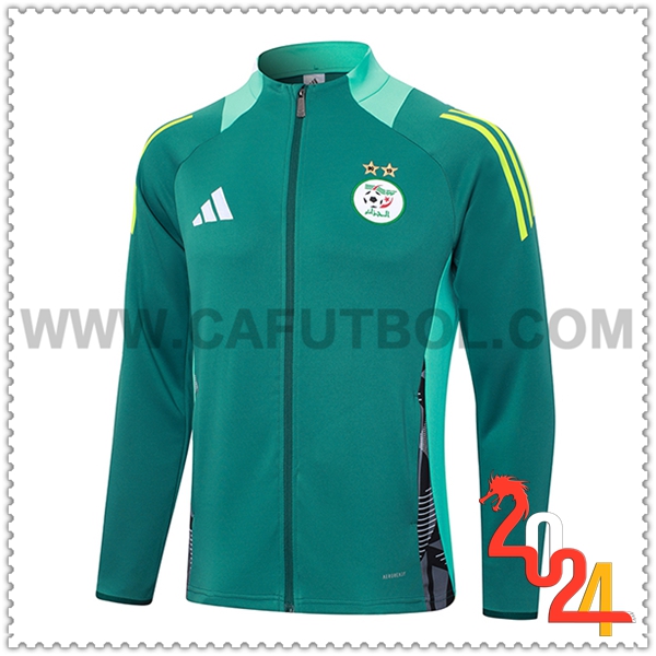 Chaquetas Futbol Algeria Verde 2024 2025