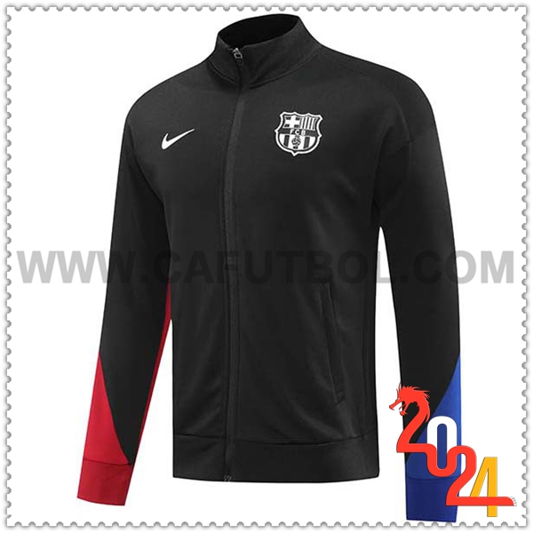 Chaquetas Futbol FC Barcelona Negro/Azul/Rojo 2024 2025