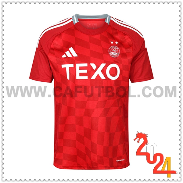 Primera Camiseta Futbol Aberdeen FC 2024 2025