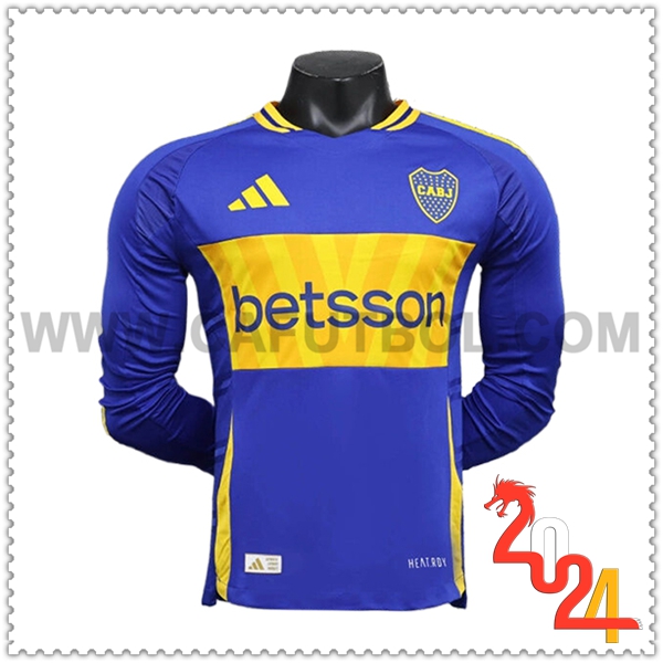 Primera Camiseta Futbol Boca Juniors Mangas largas 2024 2025