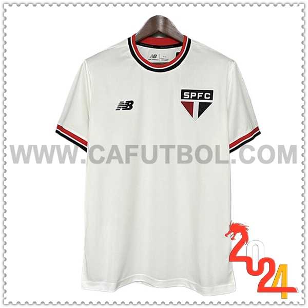 Camiseta Futbol Sao Paulo FC Blanco Edicion especial 2024 2025