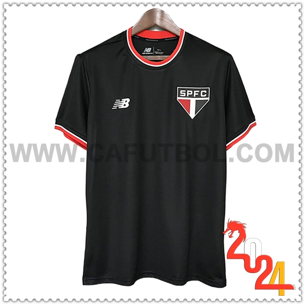 Camiseta Futbol Sao Paulo FC Negro Edicion especial 2024 2025