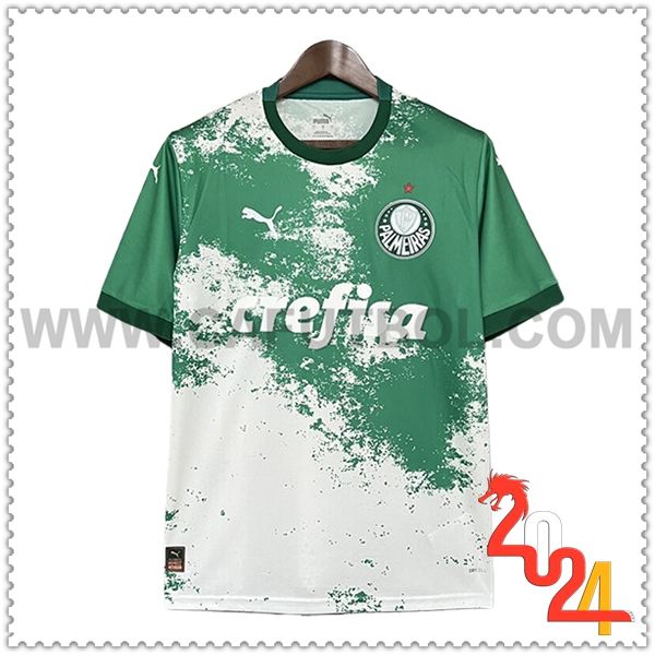 Camiseta Futbol Palmeiras Blanco/Verde Edicion especial 2024 2025