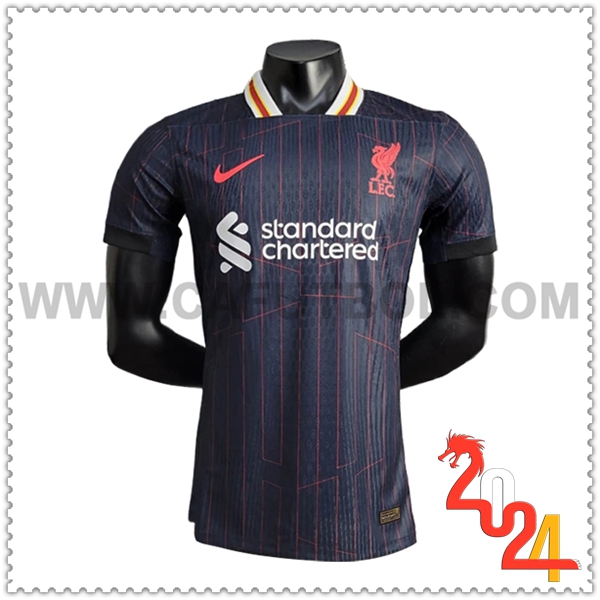 Camiseta Futbol FC Liverpool Negro Edicion especial 2024 2025