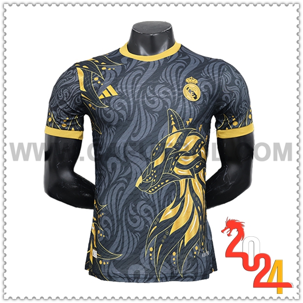 Camiseta Futbol Real Madrid Negro Edicion especial 2024 2025