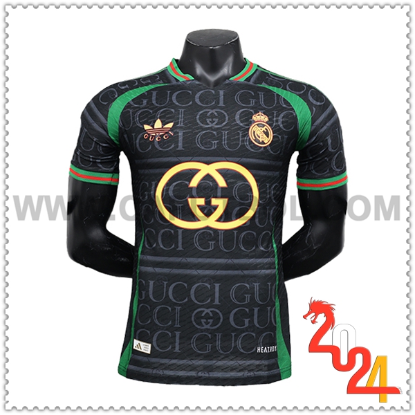 Camiseta Futbol Real Madrid Negro Edicion especial 2024 2025