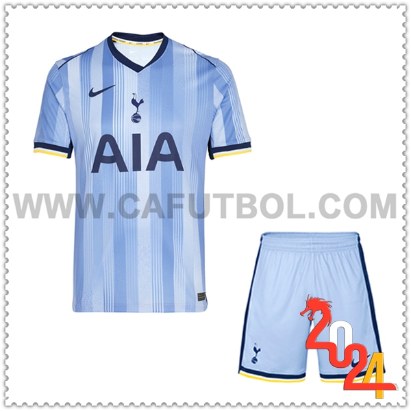 Segunda Nuevo Equipacion del Tottenham Hotspur Ninos 2024 2025