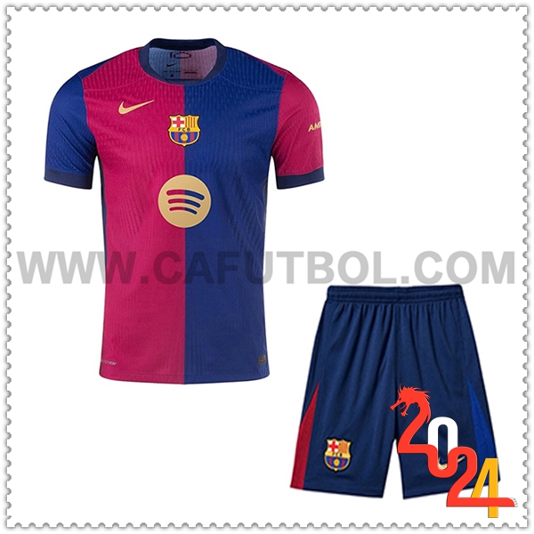 Segunda Nuevo Equipacion del FC Barcelona Ninos 2024 2025